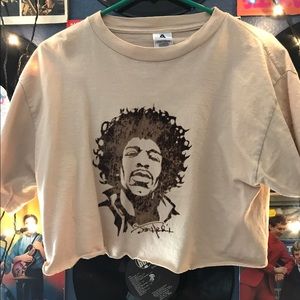 Vintage Jimi Hendrix crop top