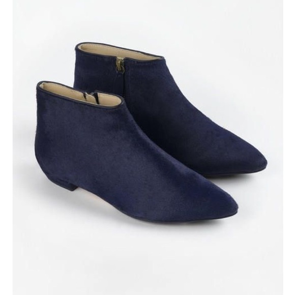 Boden Shoes Boden Joni Pointy Navy Pony Hair Ankle Boden Shoes Boden Joni Pointy Navy Pony Hair Ankle