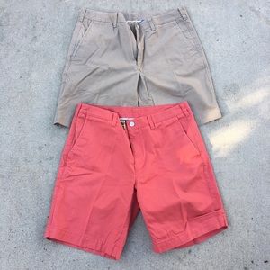 Bonobos Men's Red + Khaki Washed Chino Shorts