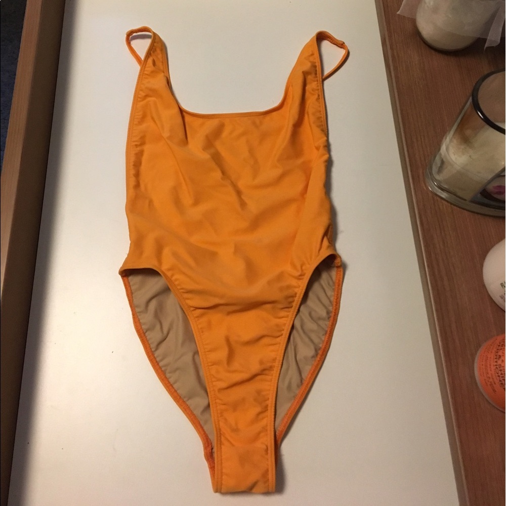 American Apparel Mango One Piece Swimsuit