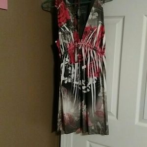 Dress.  Comes with tank top to wear underneath.