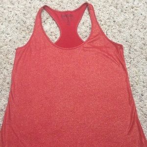 🌷Sparkly orange racerback top