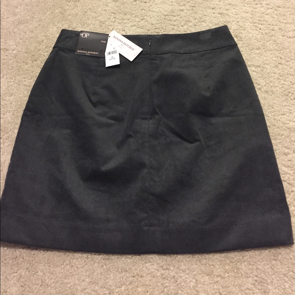 Charcoal gray skirt