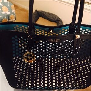 NWOT Authentic Henri Bendel perforated tote