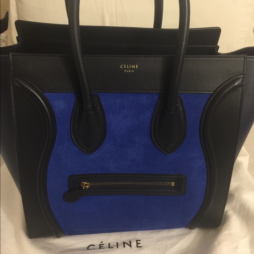 Celine tricolor luggage