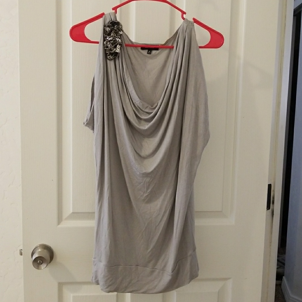 Express Gray Dress Shirt