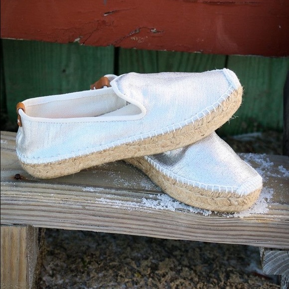 Jute Wedge Slip On Espadrilles - Picture 6 of 7