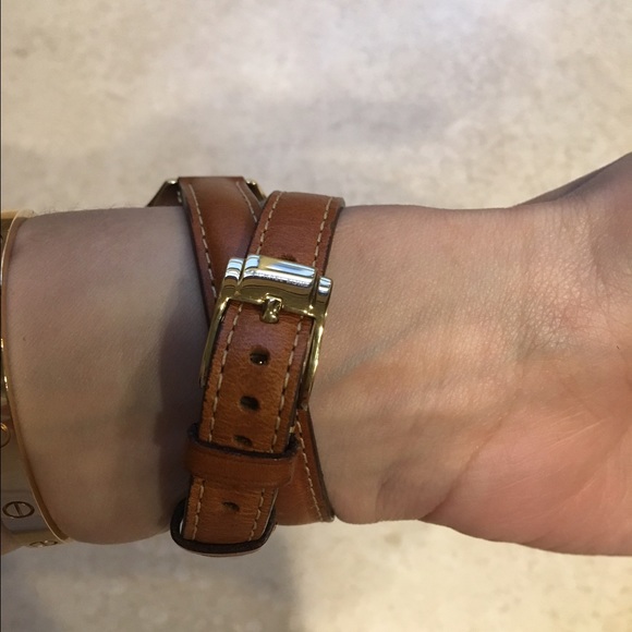 Michael Kors leather double wrap watch main image 4