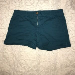 Teal American Eagle Midi shorts size 6