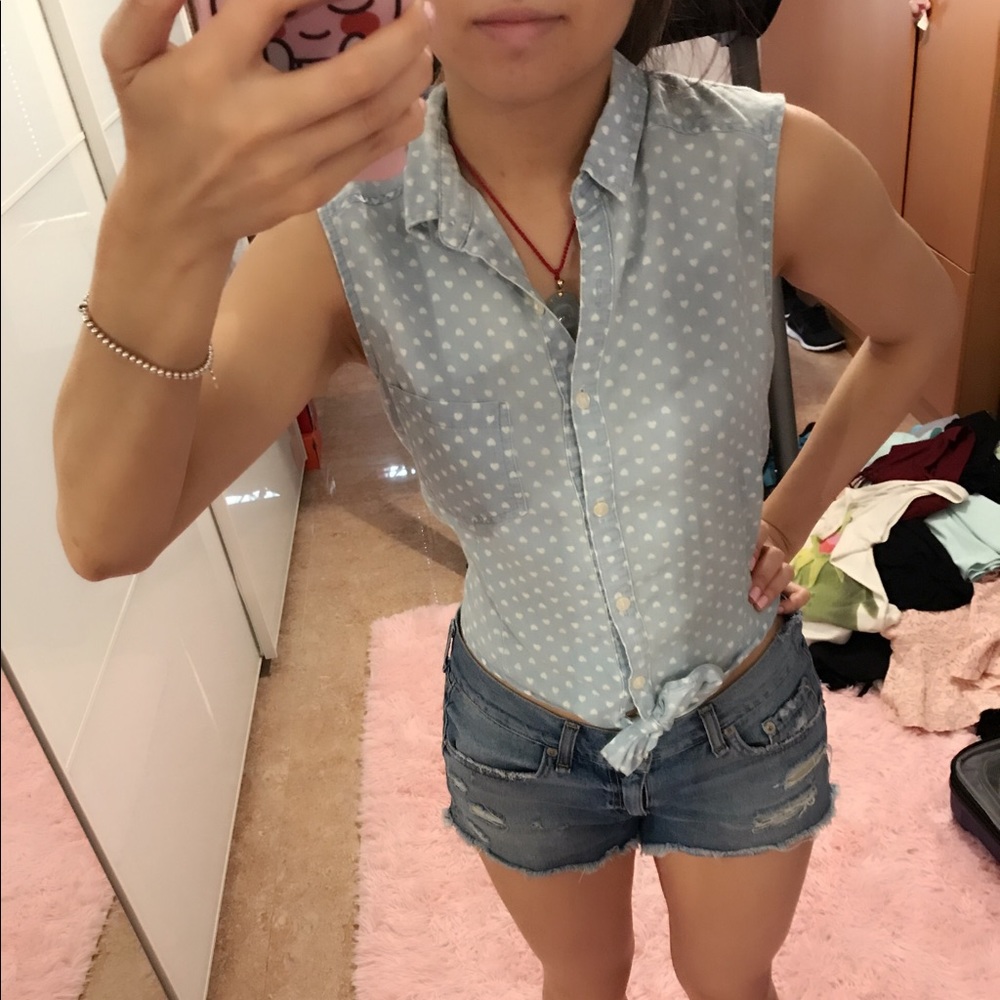 Rosette Chambray Shirt