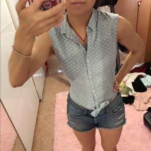 Rosette Chambray Shirt