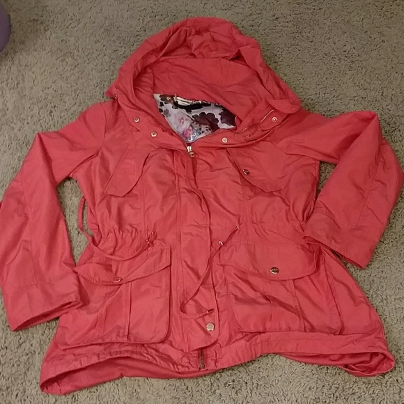 Steve Madden Jackets & Blazers - Steve .Madden medium salmon raincoat