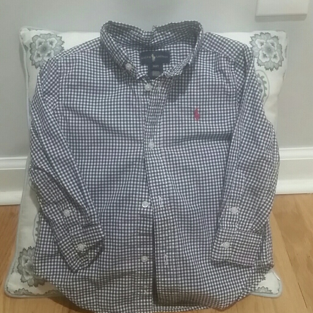 Polo 2t toddler button up long sleve shirt