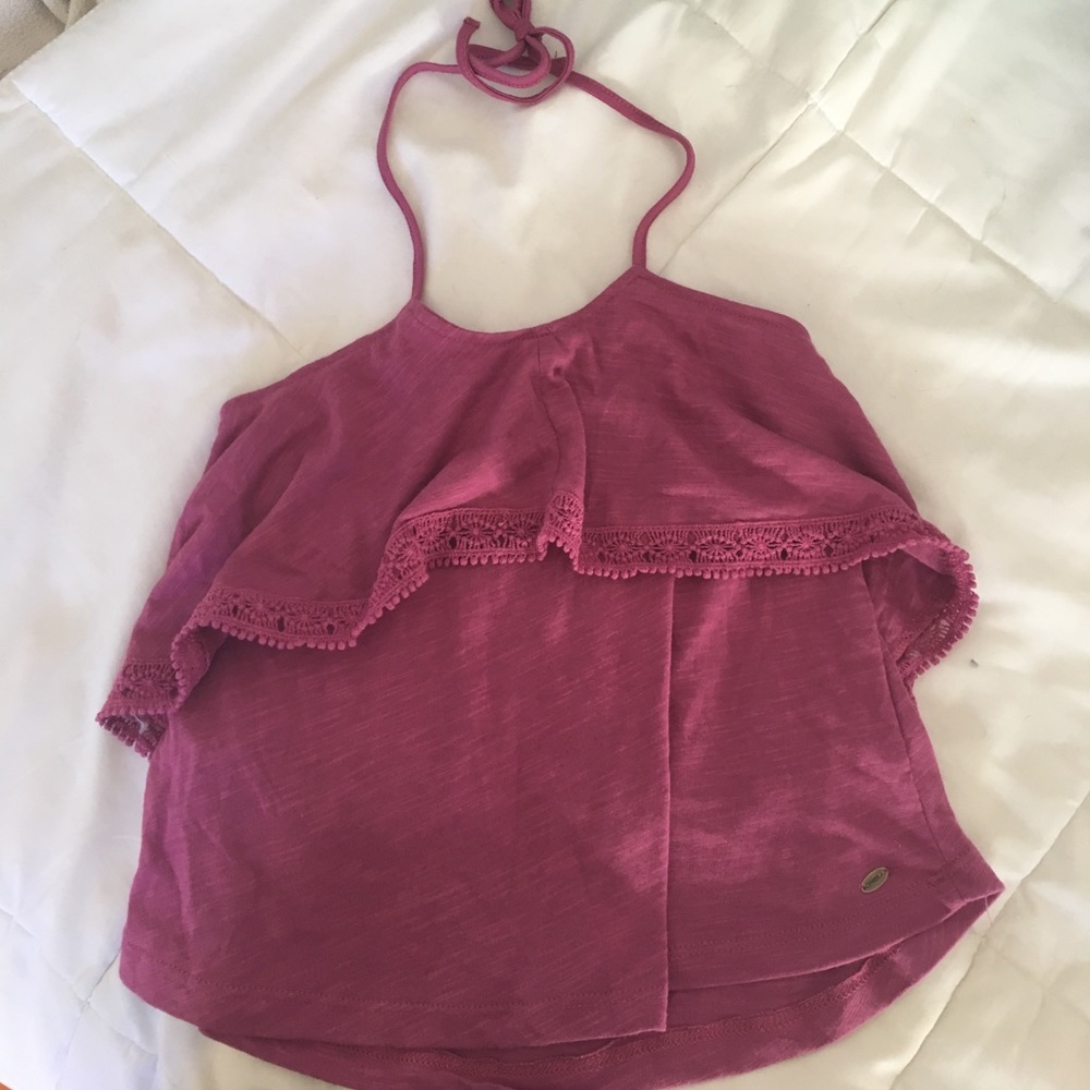 O'Neill Magenta Halter Top