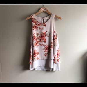 Francesca's Floral Blouse
