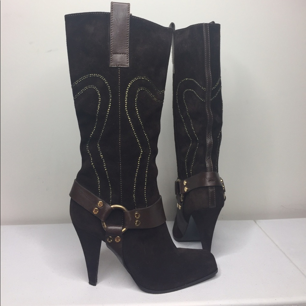 FINAL MARKDOWN‼️Casadei brown suede boot -VINTAGE