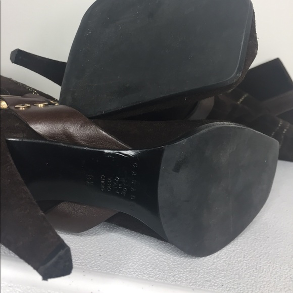 FINAL MARKDOWN‼️Casadei brown suede boot -VINTAGE - Picture 4 of 8