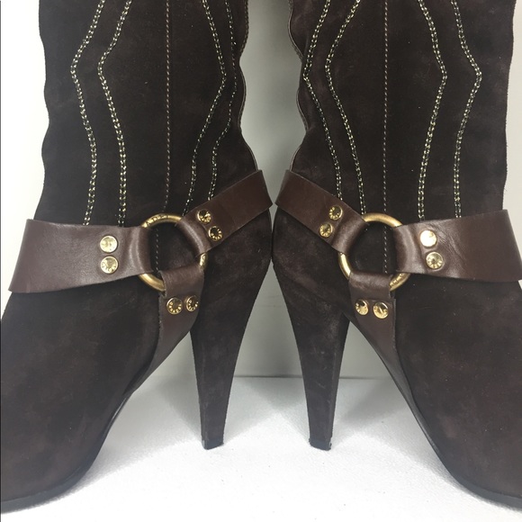 FINAL MARKDOWN‼️Casadei brown suede boot -VINTAGE - Picture 5 of 8