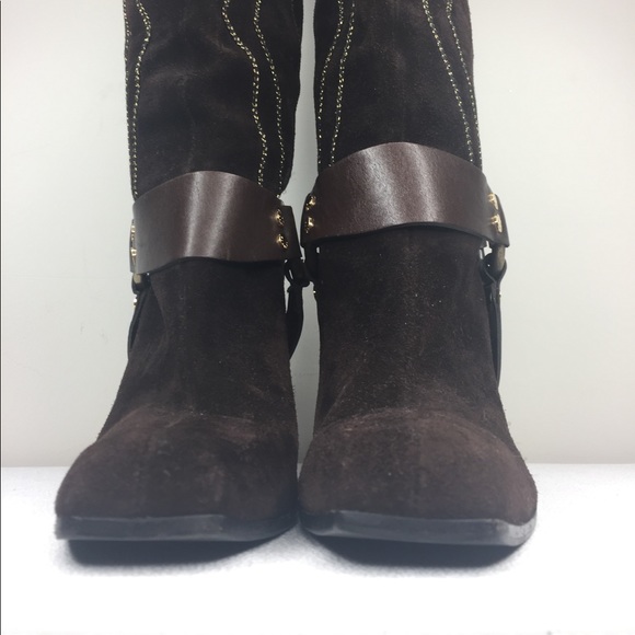 FINAL MARKDOWN‼️Casadei brown suede boot -VINTAGE - Picture 6 of 8