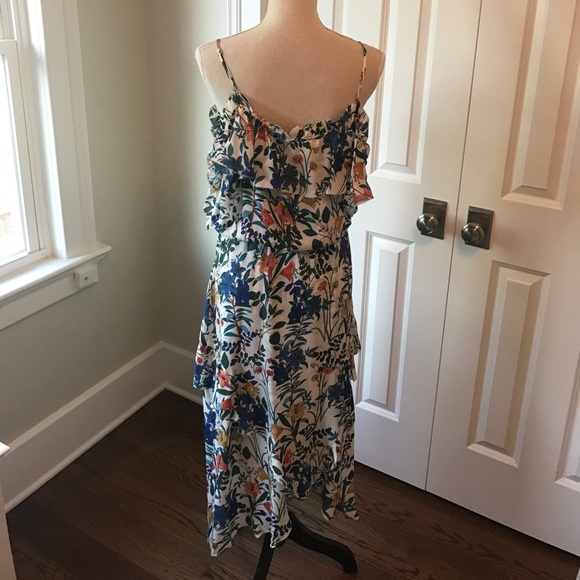 Parker Kam Cold Shoulder Silk Dress - Picture 6 of 6