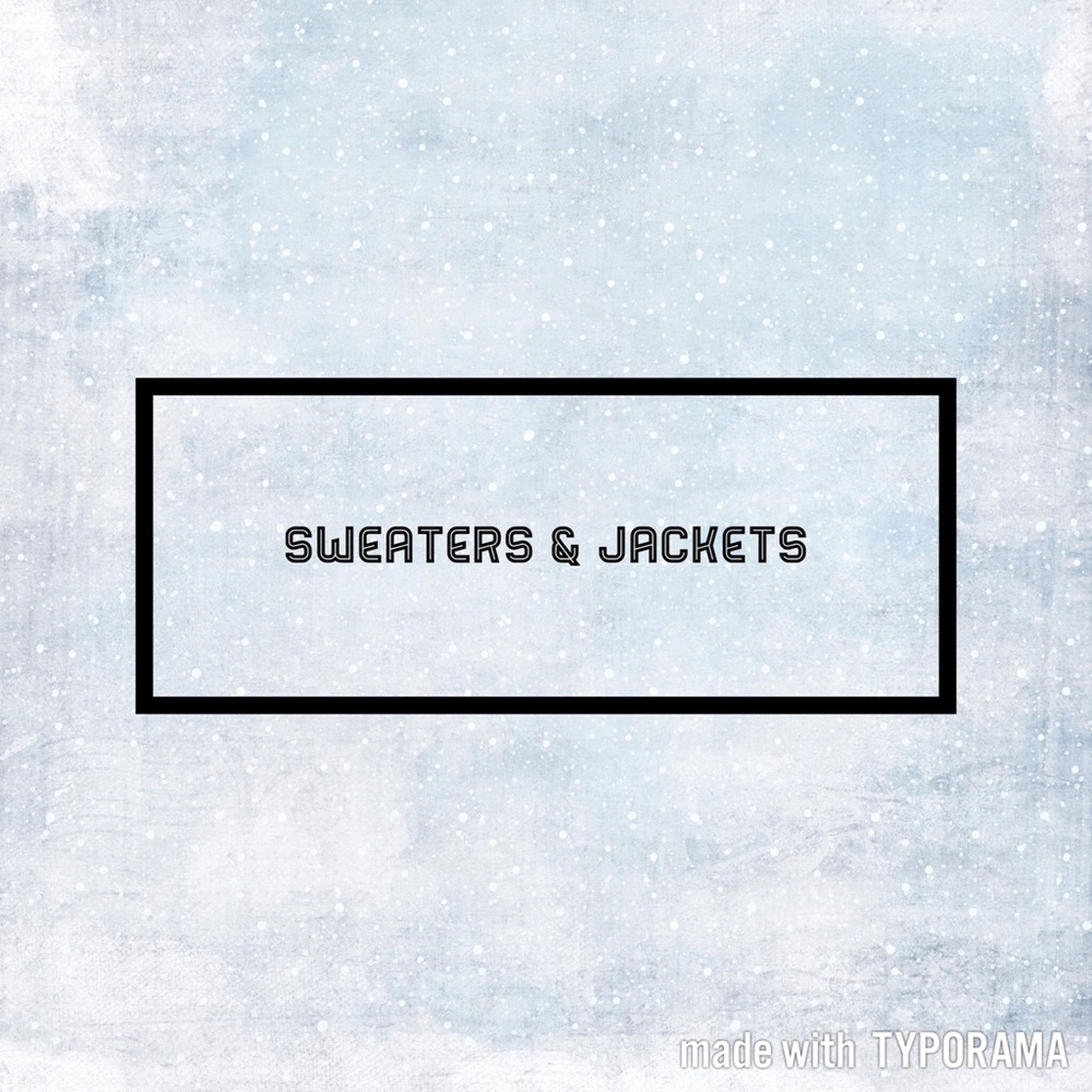 Category: Sweaters & Jackets