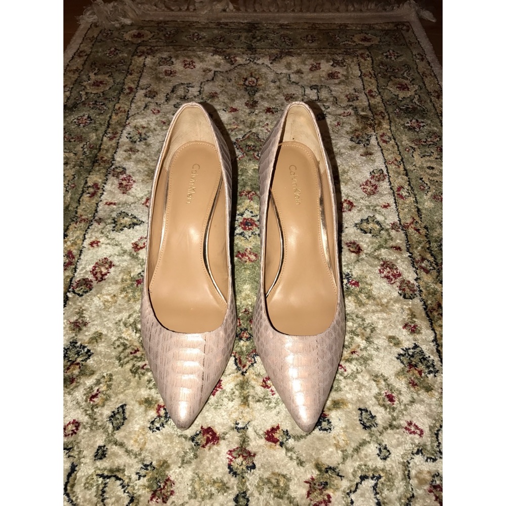 🌸Calvin Klein Rose Gold Heels🌸