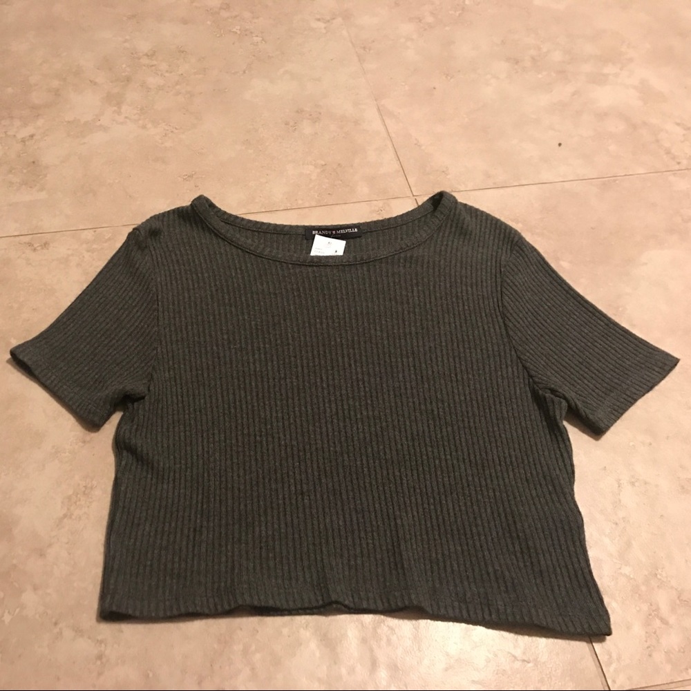 Brandy Melville Grey top