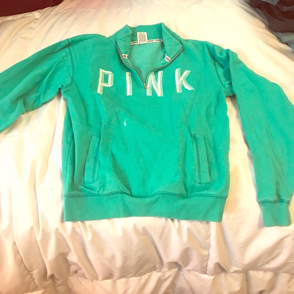 PINK Victoria's Secret Sweaters - Victoria's Secret 1/4 Zip