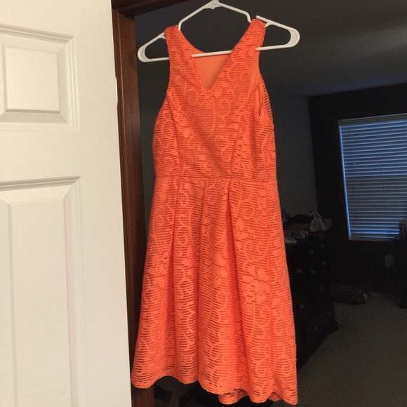 Maurices peach dress, size small. - Picture 3 of 4