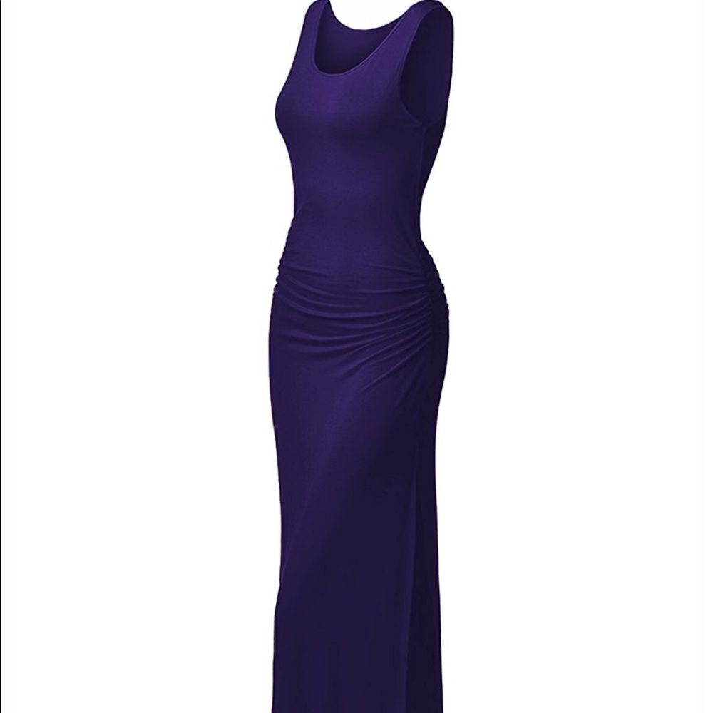 Split Sleeveless Bodycon Casual Summer Beach Dress