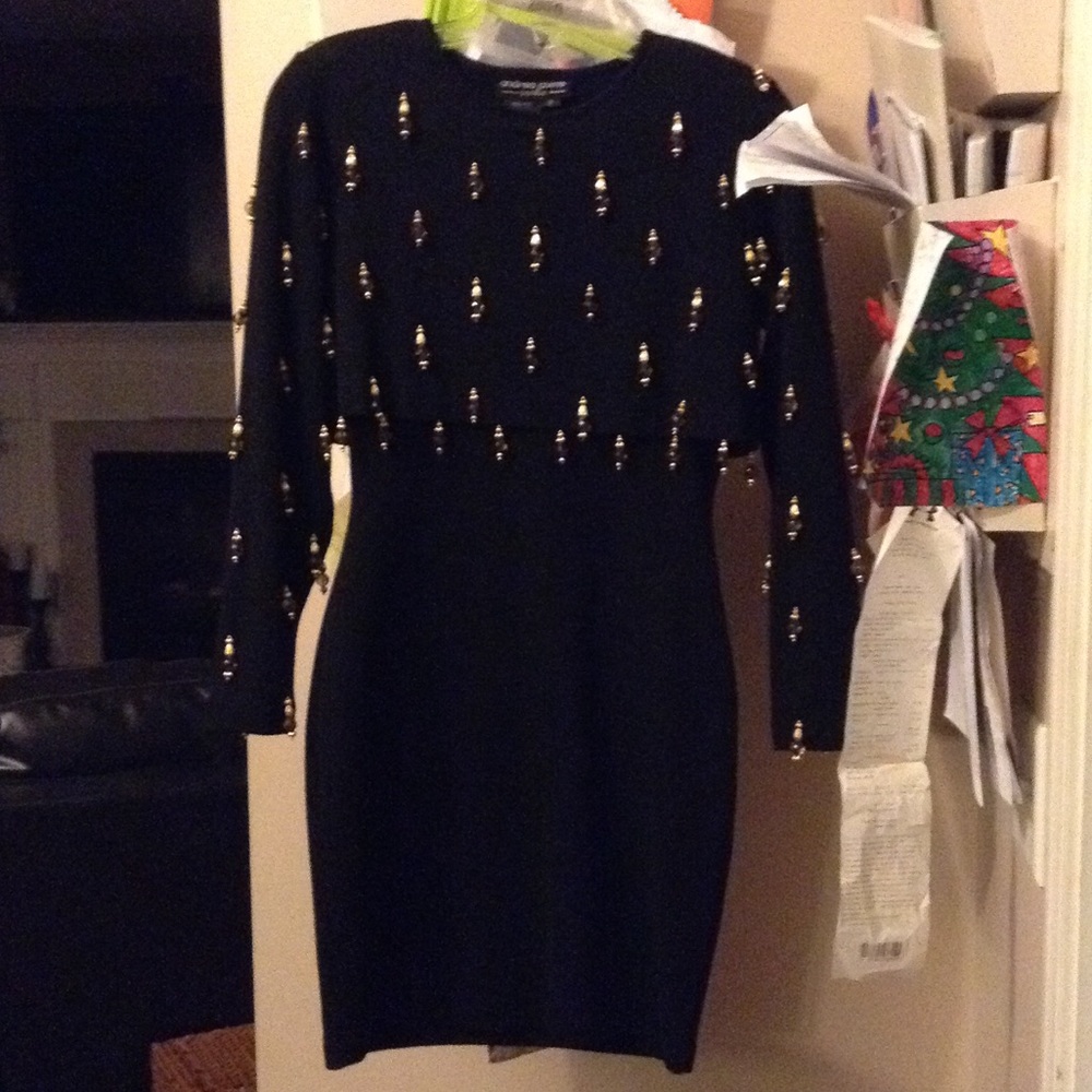 Andrea jovine black dress