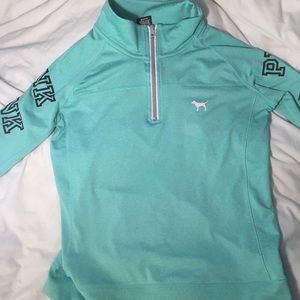 Pink runners half zip jacket