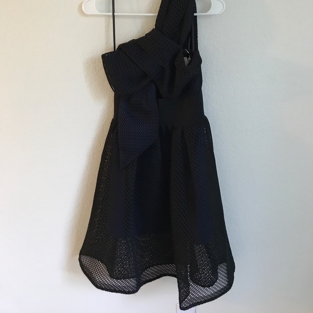 Authentic Self portrait black lace dress