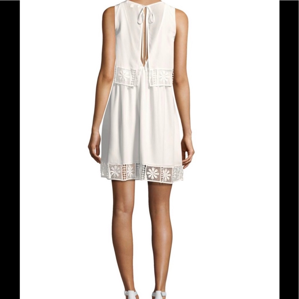 Elizabeth and James Ivory Back Cutout Mini Dress - Picture 4 of 5