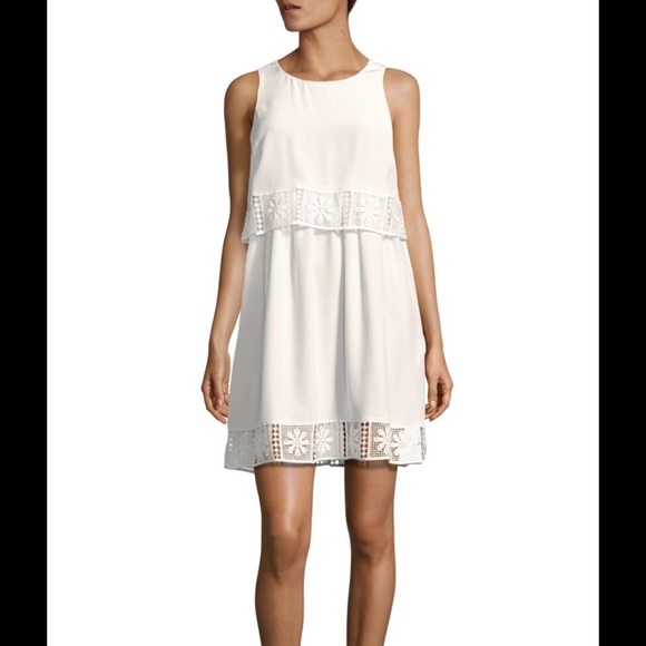 Elizabeth and James Ivory Back Cutout Mini Dress - Picture 3 of 5