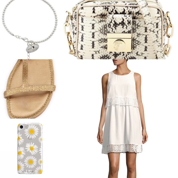 Elizabeth and James Ivory Back Cutout Mini Dress - Picture 5 of 5