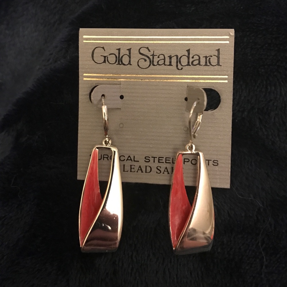 Pink & Silver Earrings