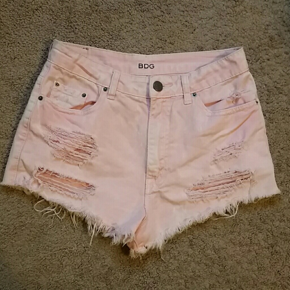 High waist cheeky shorts