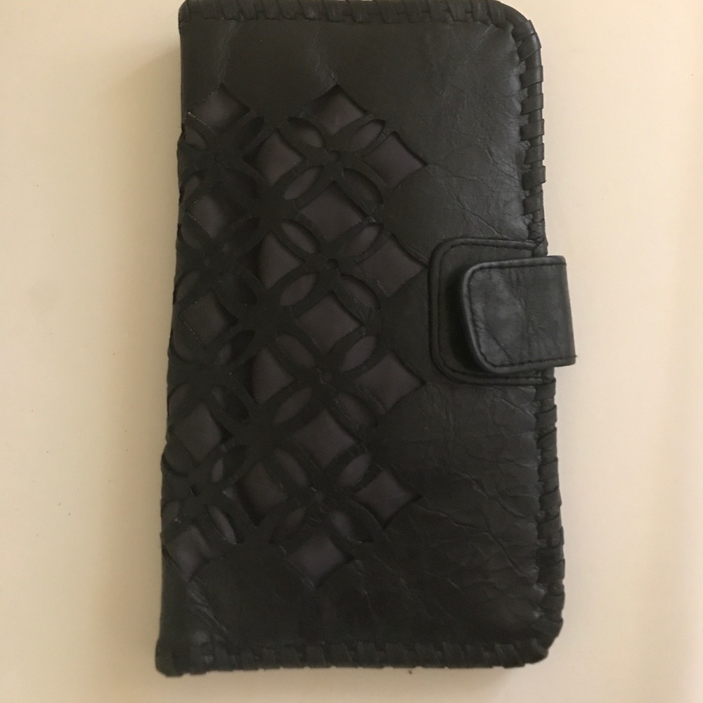 Guava Shop Black Leather Wallet