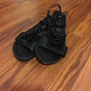 Black sandals