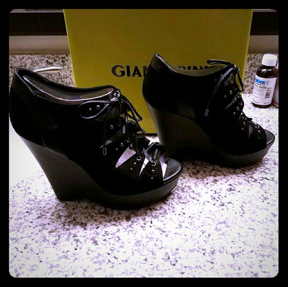 Gianni bini lace up wedges