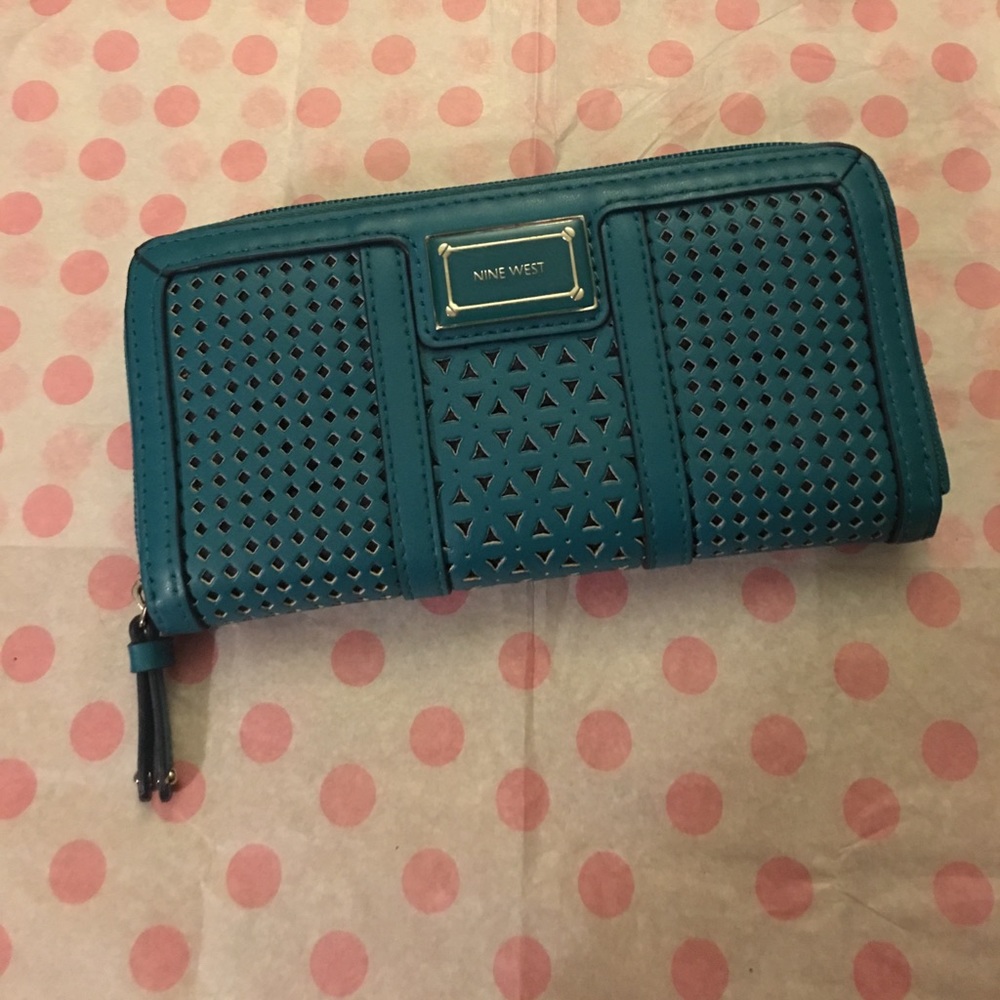 Blue wallet