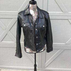 Leather (denim style) jacket