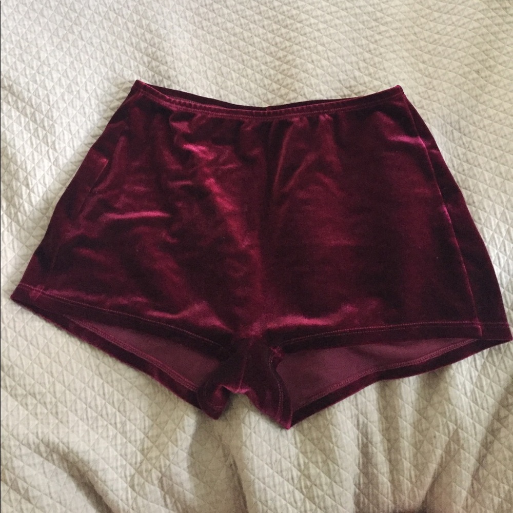American Apparel Velvet Shorts