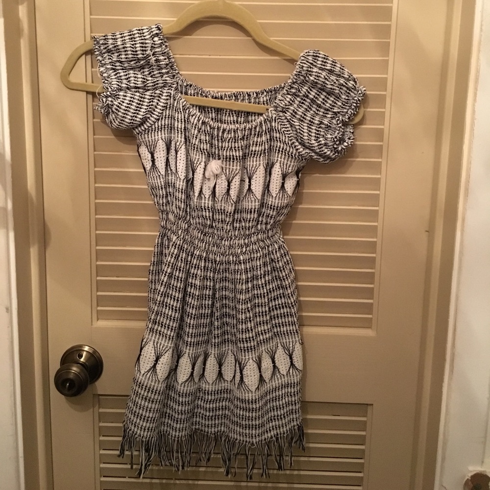 Handmade woven off the shoulder top