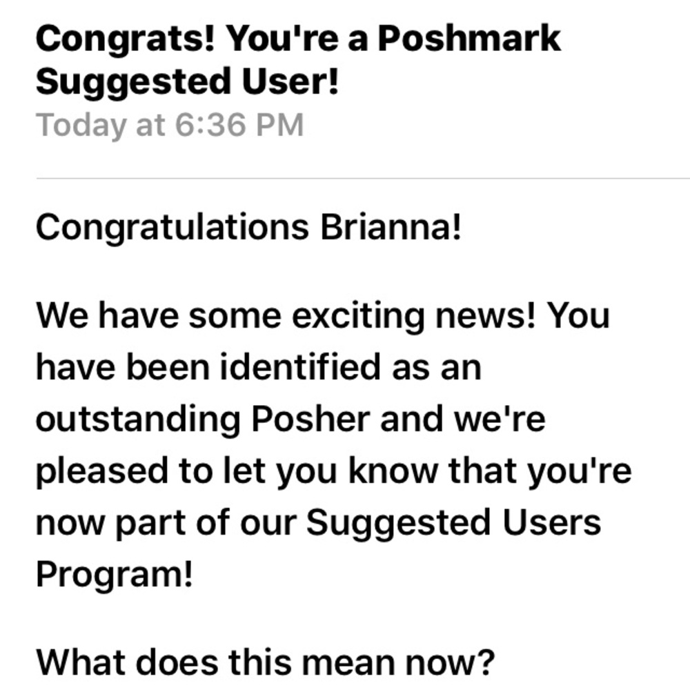 As of Today, May 18, 2017, IM A SUGGESTED USER!!!!