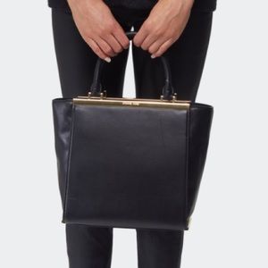 MICHAEL Michael Kors | Black Lana Leather Tote Bag
