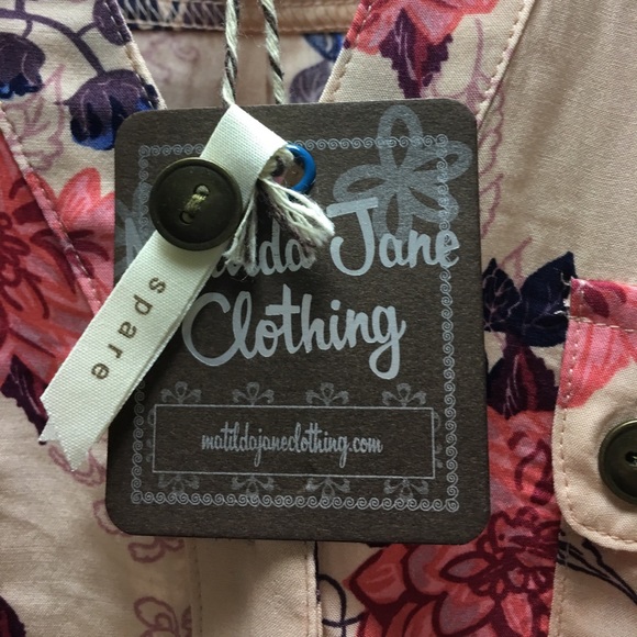 Never worn Matilda Jane floral 3/4 sleeve shirt 💜 - Picture 2 of 3