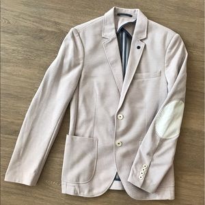 Zara Man dusty pink blazer