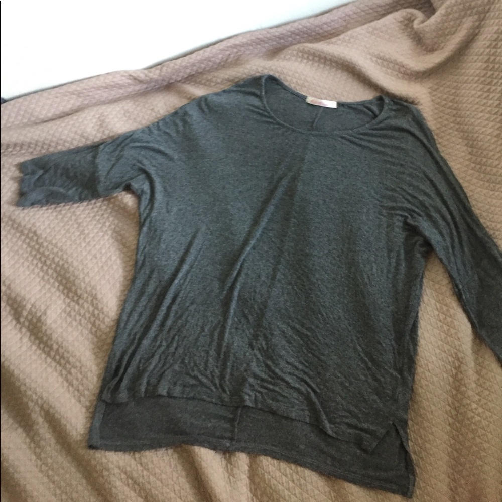 Grey Dolman Tee